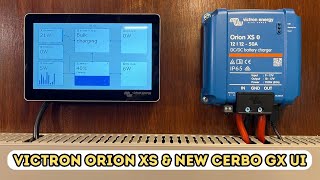 Victron Orion XS DC/DC charger working with the new Beta Cerbo GX/Venus OS User Interface