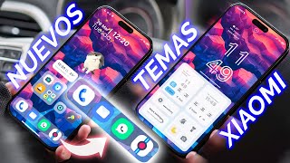 TODOS Quieren TENER ESTO en sus XIAOMI! Dock de iPhone + Iconos Animados y MÁS (MEJORES TEMAS)