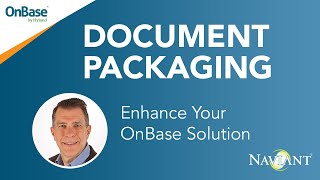 Celebrity Create a Single PDF in OnBase with Document Packaging Profile