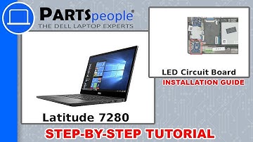 Dell Latitude 7280 (P28S001) LED Circuit Board How-To Video Tutorial