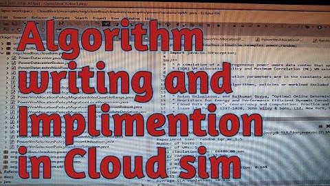 VM allocation algorithm writing in Cloud sim