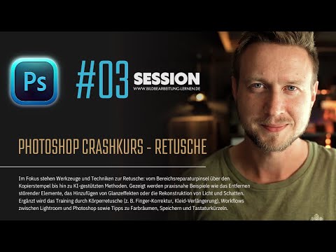 Photoshop Retusche lernen – Störende Elemente entfernen (Crashkurs #03)
