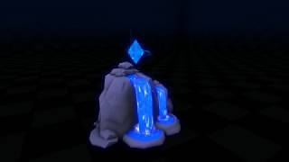 VFX effect in Unity 3d. Waterfall