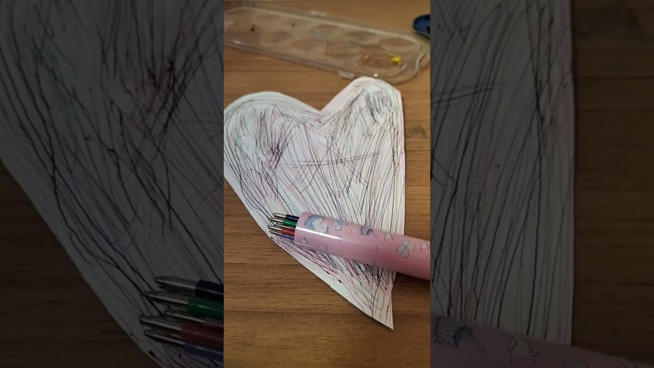 all color pen drawing trick