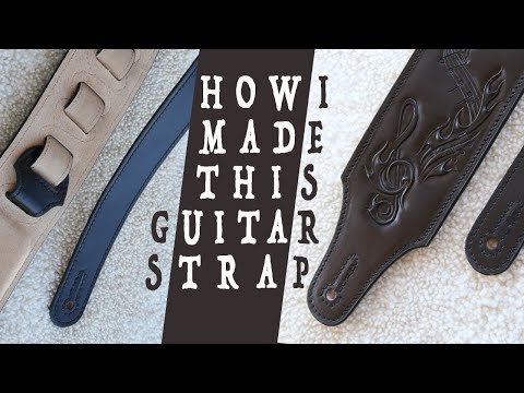 [DIY] Making a Custom Leather Guitar Strap