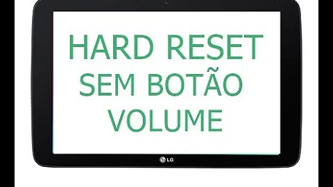 Onde fica o botão reset do tablet?