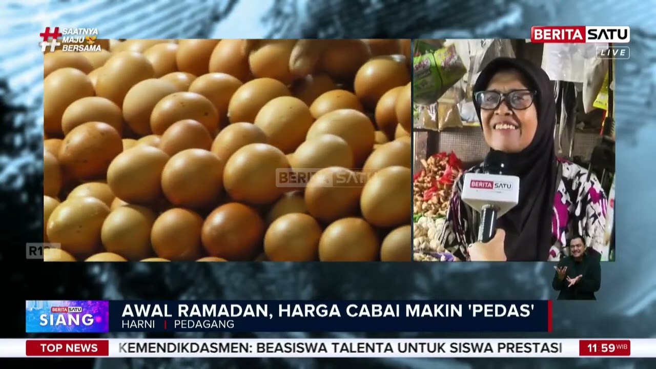 Harga Cabai di Jakarta Sudah Mulai Panas di Awal Ramadan #beritasatu