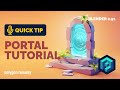 Portal environment tutorial in blender 29  polygon runway