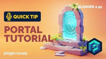 Portal Environment Tutorial in Blender 2.9 | Polygon Runway