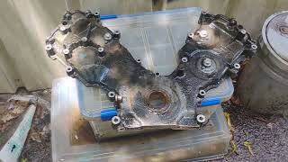 Super Clean let's see how it works #enginedegreaser #bakedongrease #cleanerreview 