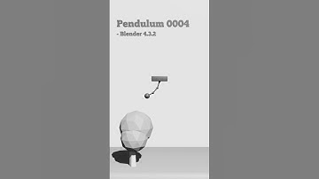Pendulum Animation 4 #animation #animationbasics #blender