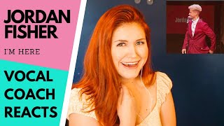 Vocal coach reacts to JORDAN FISHER singing 