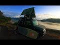 自作ルーフテントで車上泊釣りキャンプ旅してみたよ!