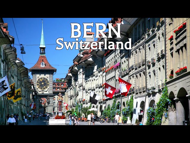 🇨🇭 Walking in BERN 4K, Switzerland