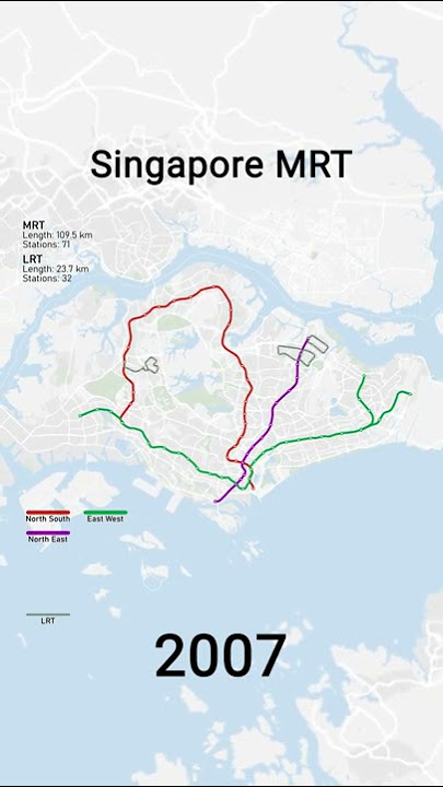 Singapore MRT 1987-2040 [shorts]