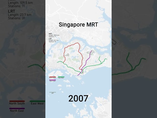 Singapore MRT 1987-2040 [shorts] class=