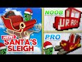 Building SANTA&#39;S NEW SLEIGH in MINECRAFT! Aphmau Noob Vs Pro Battle