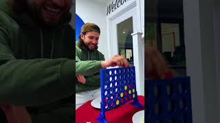 Tipping delivery driver if they beat me at connect 4