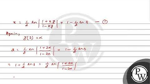 Let y = y(x) be a solution curve of the differential equation, 1-x2y2dx=ydx+xdy. If the line x =....