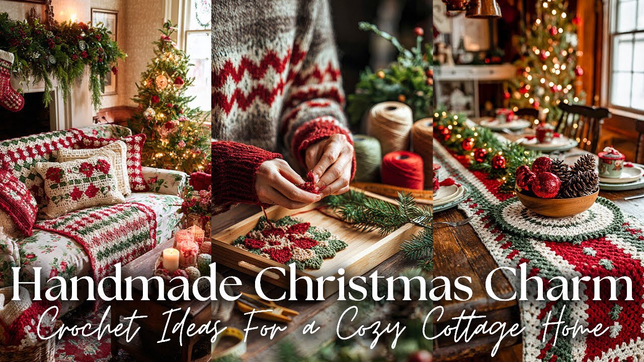 💖 Рождественские украшения ручной работы | Уютные идеи для декора в стиле кантри в 2025 году