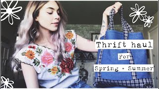 Thrift Haul for Spring + Summer!
