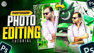 14 August Special Photo Editing | Pakistan Independence Day | Photoshop Tutorial | BOSS GFX screenshot 1