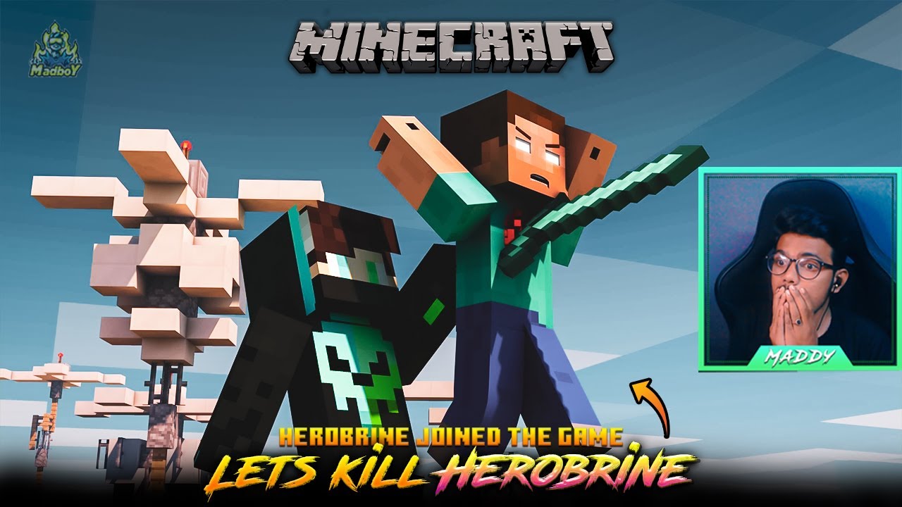 FINALLY KILLED HEROBRINE 😱 Minecraft Herobrine in Telugu Maddy