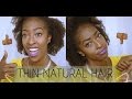 Pros and Cons of Thin Natural Hair