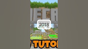 Evolution of tutorial worlds (Minecraft)