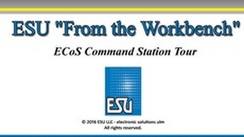 ECoS Command Station Tour