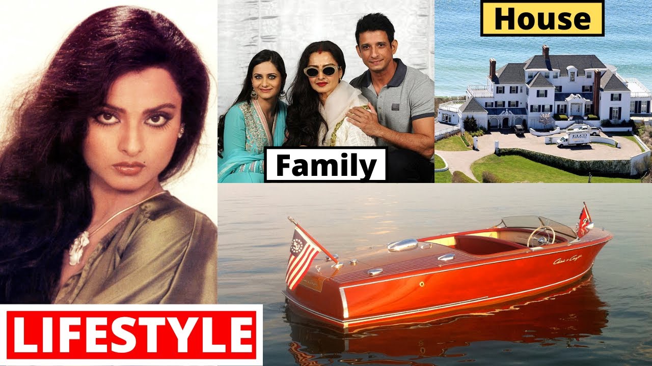 Rekha Lifestyle 2022 Salary House Husband Cars Family Biography Movies Son  Net Worth