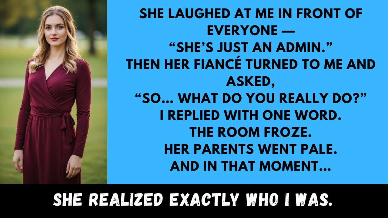 She Mocked Me in Public — Her Fiancé’s Face Dropped: “You’re the Judge?”