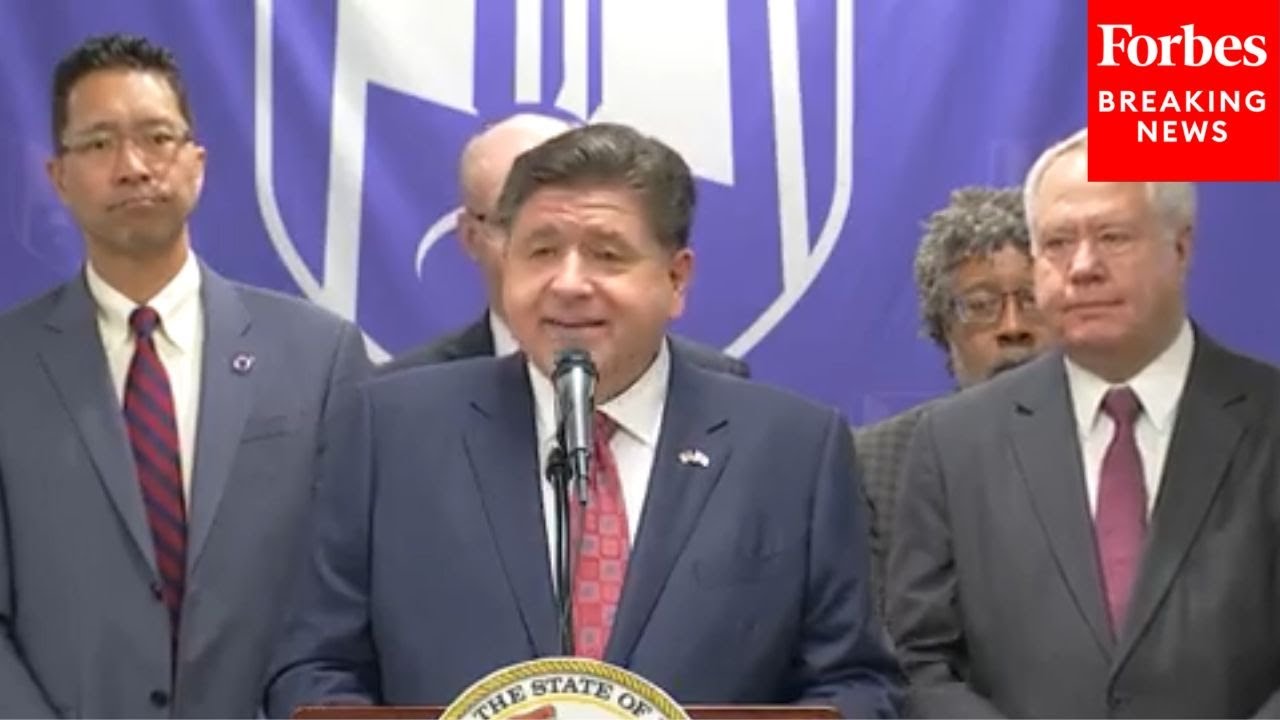 JUST IN: Illinois Gov. JB Pritzker Holds Press Briefing On New Bill ...