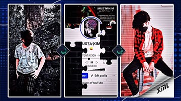 PUZZLE ANIMATION New FB Profile TREND XML Preset 🥵🔥 New 3D Xml file 📄 #alightmotion | @M_Status146