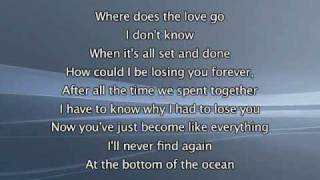 Miley Cyrus - Bottom Of The Ocean, Lyrics In Video