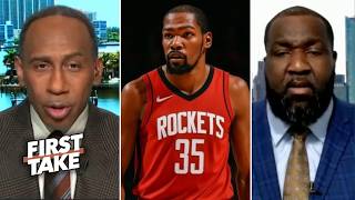 FIRST TAKE | Durant not valuable player anymore - Perk &amp; Stephen A. on Rockets brink of elimination