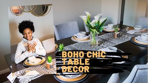 Boho Chic Tablescape | HomeGoods, Michaels, Amazon