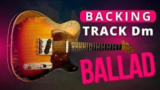 Video thumbnail of "Backing Track Dm -  Ballad"
