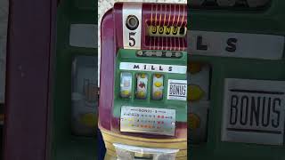 Mills 5c BONUS Hi Top mechanical slot machine casino gambling