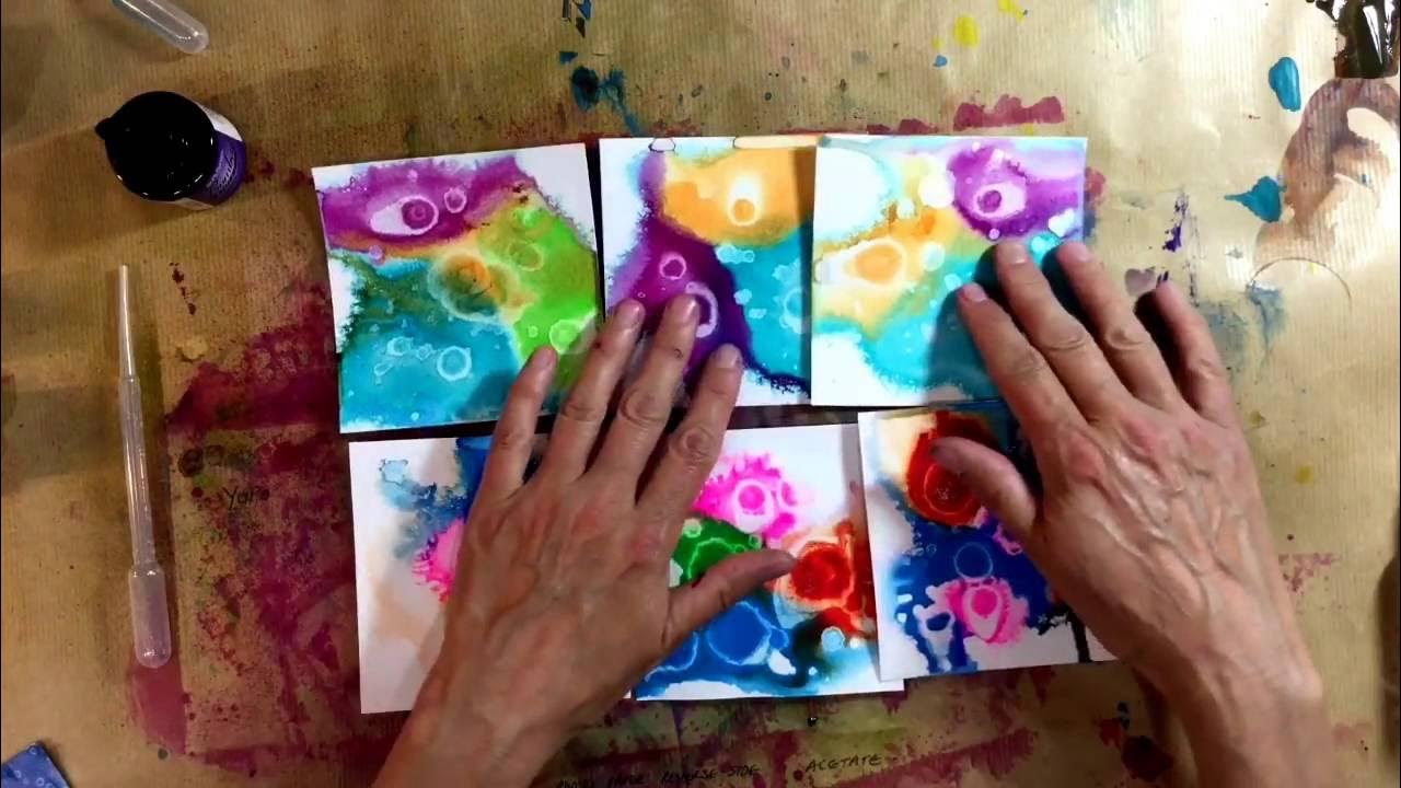 How to Use Isopropyl Alcohol with Dr Ph Martin's Bombay India Inks and FW Acrylic Inks YouTube