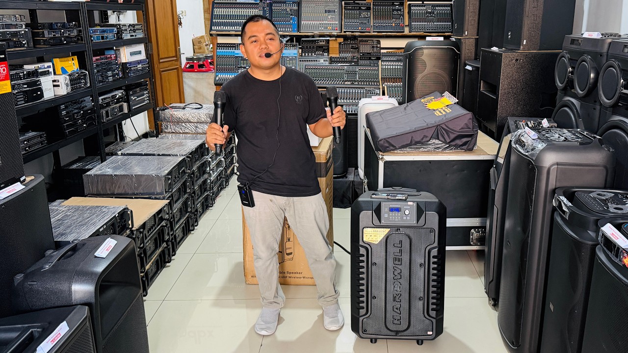 SPEAKER HARDWELL TURBOVOICE 15 PRO pesanan dari Labuhan batu