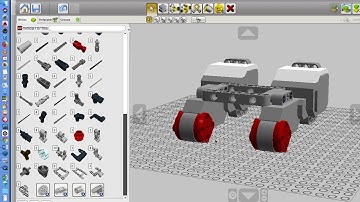 Lego Digital Designer and Simple robot build Pt 1