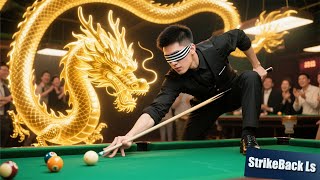 Blindfolded He Strikes The Ball Flawlesslyonly Then Do They Realize Hes True King Of Billiards