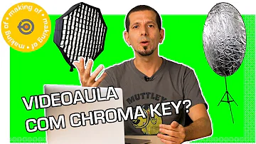 Como gravar usando chroma key?