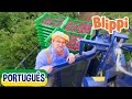 Blippi Português Visita uma Fábrica de Framboesass | aprender frutas | Vídeos Educativos