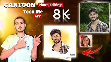 Toonme App Photo Editing || trending Ai photo editing Instagram || Toonme Cartoon photo editing