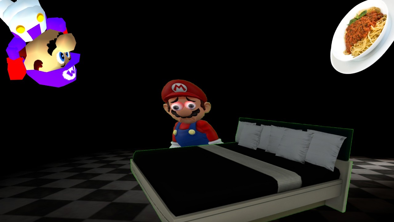 SM64 Bloopers: Mario needs to take a nap!