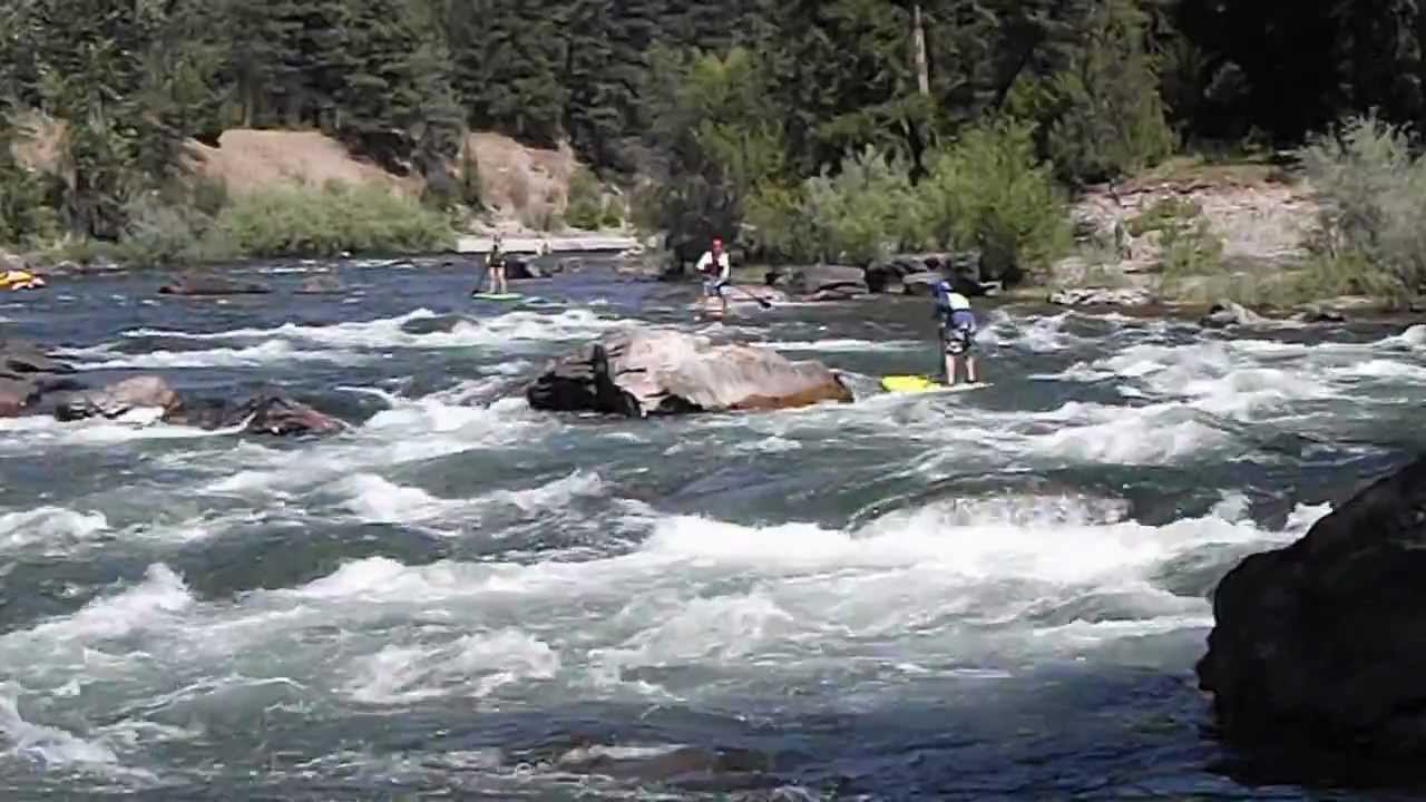 Stand Up Paddling Thibideau Rapids on Montana's Blackfoot River