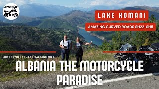 Албания Озеро Комани и удивительные дороги SH22-SH5, мотоциклетный тур на Балканы 2022
