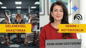 Gemini Derin Araştırma + NotebookLM: Günler Sürecek Araştırma 20 Dakikada (Adım Adım)